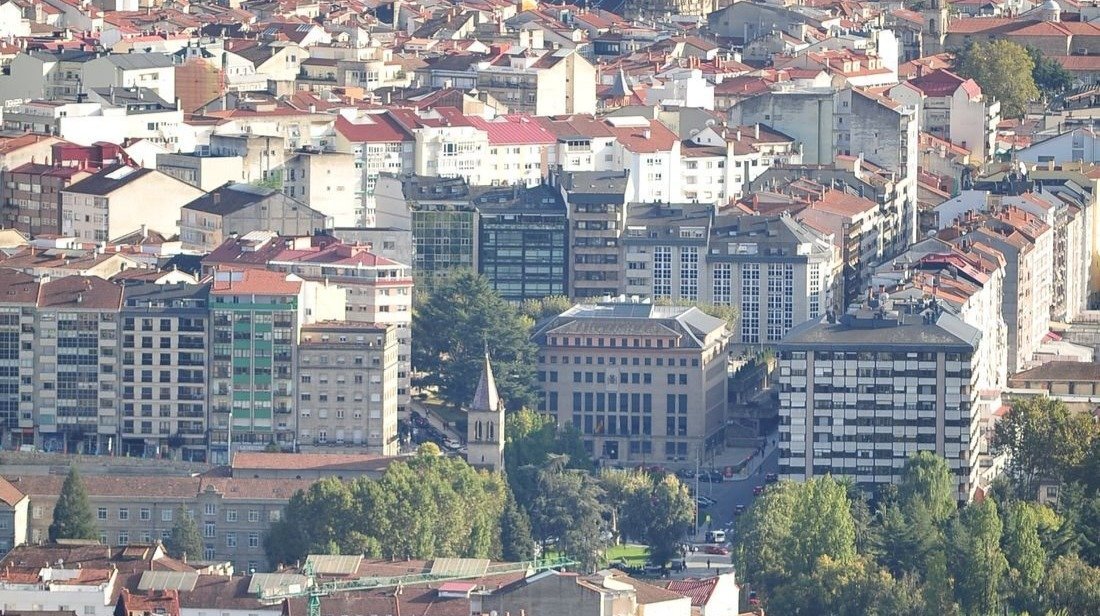 Vista panorámica de Ourense.