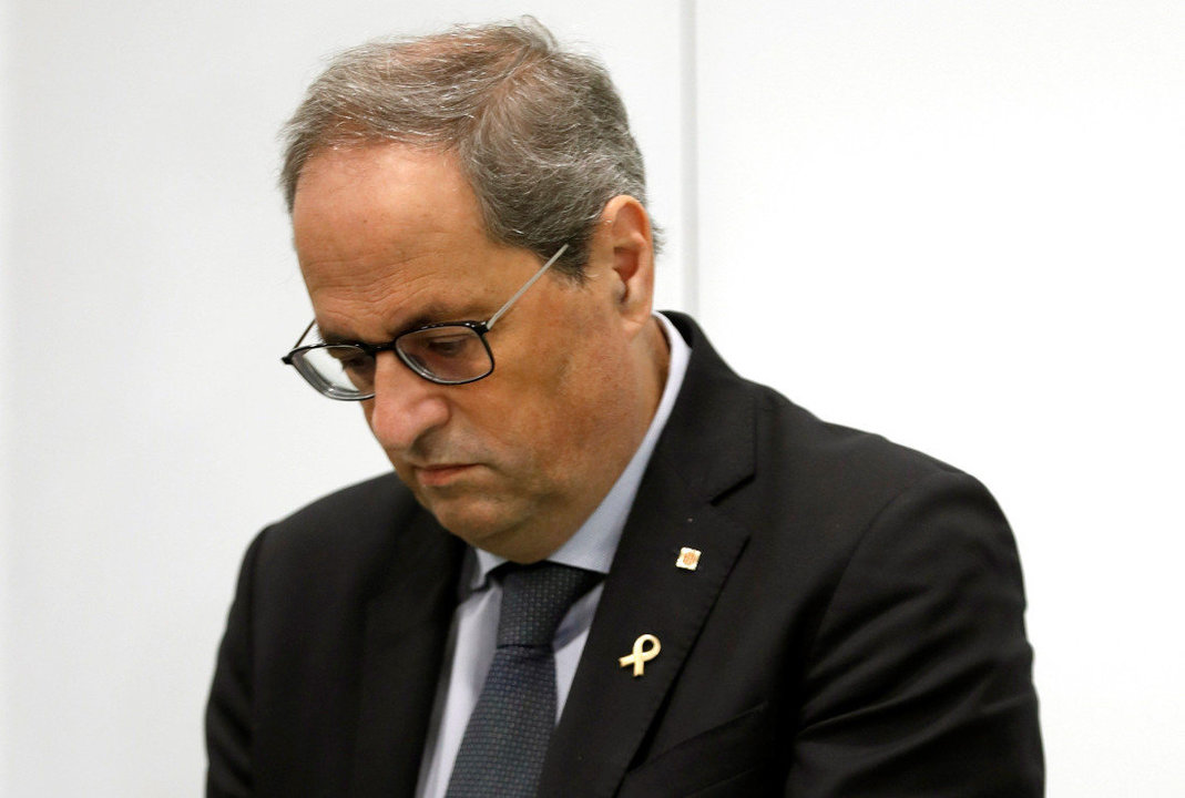 El presidente de la Generalitat, Quim Torra. (Foto: EFE)