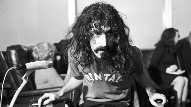 El músico Frank Zappa en una imagen de 1970.