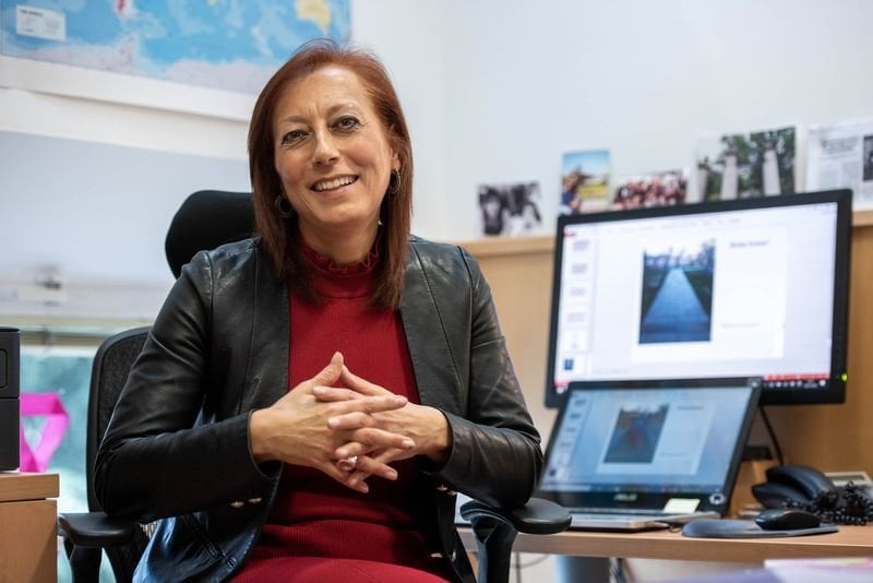 María Lameiras, no seu despacho (ÓSCAR PINAL).