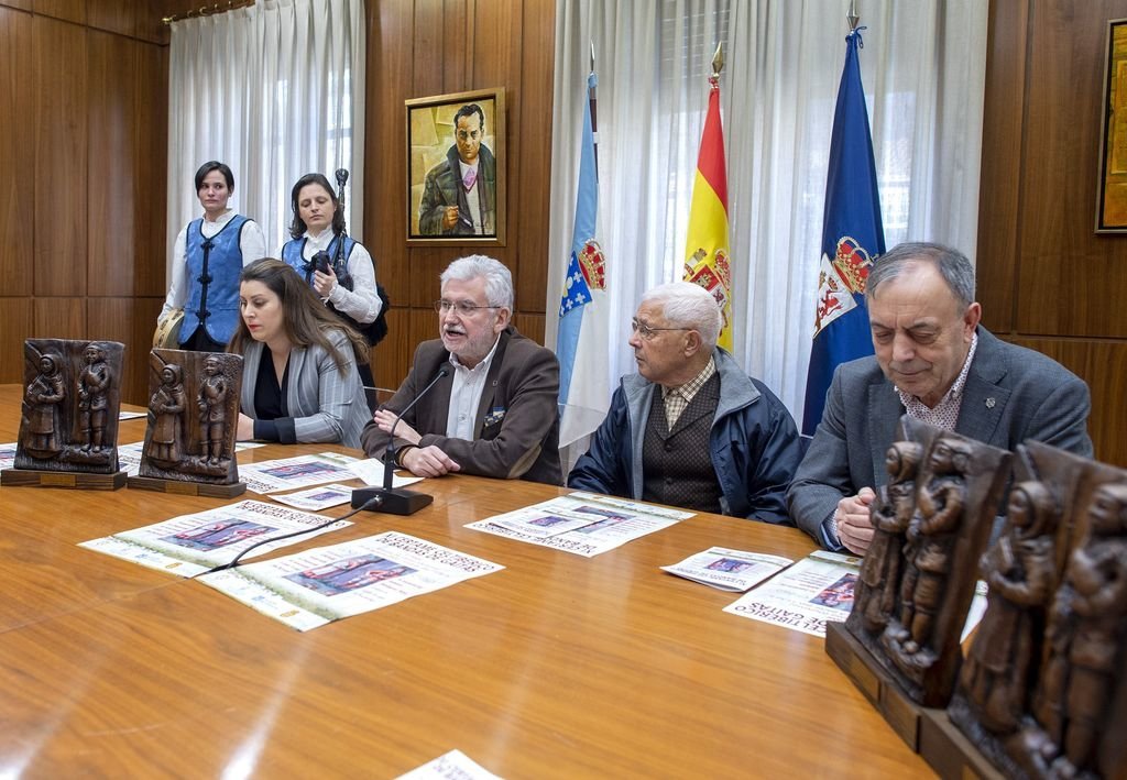 Melisa Macía, Rosendo Fernández, Julio Domínguez y Xosé Lois Foxo.