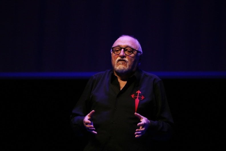 Moncho Borrajo en su último espectáculo en la ciudad (IVÁN DACAL).