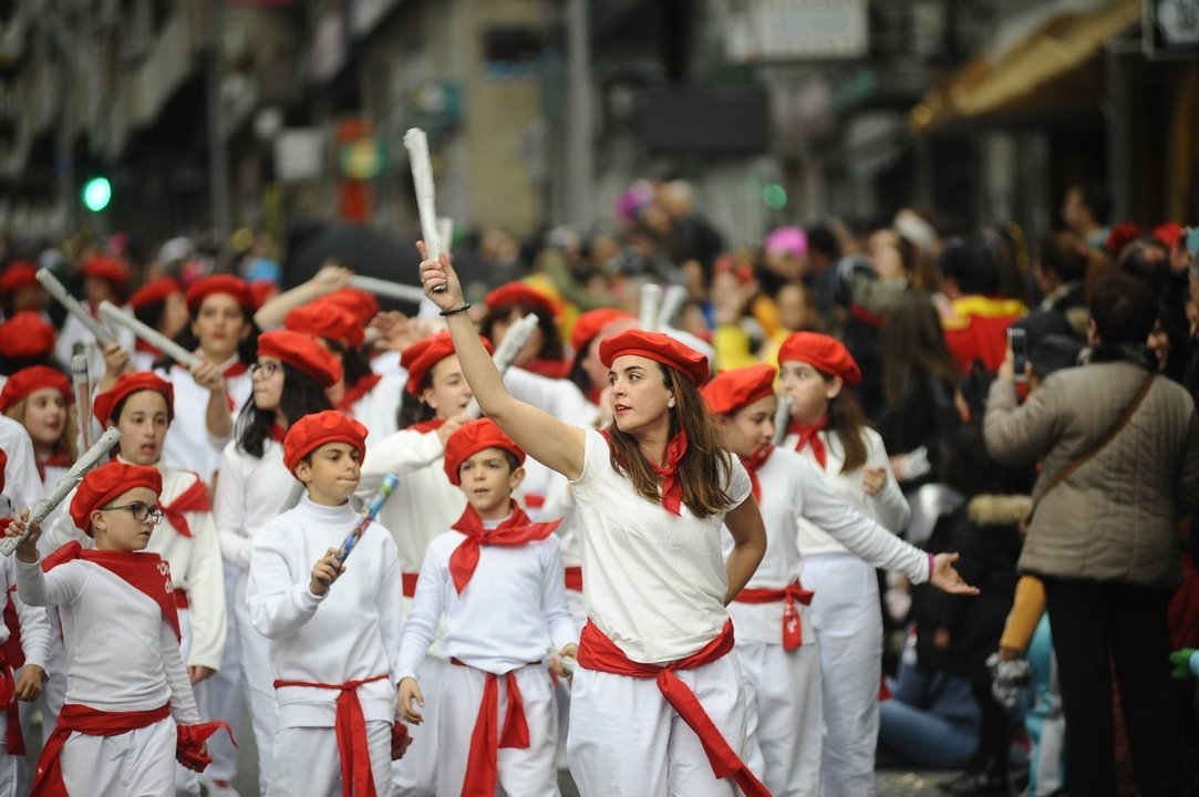 El desfile de Entroido del pasado año en Ourense (Martiño Pinal).