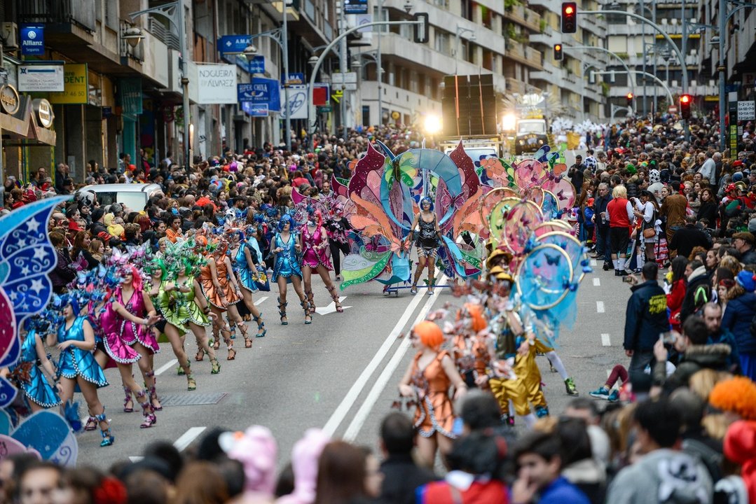 El desfile de Entroido en Ourense (ÓSCAR PINAL).