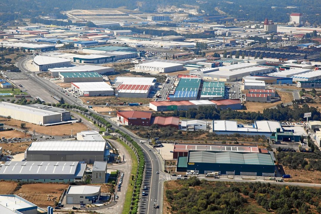 La zona industrial de San Cibrao supera los 4.800.000 metros cuadrados. (Foto: José Paz)