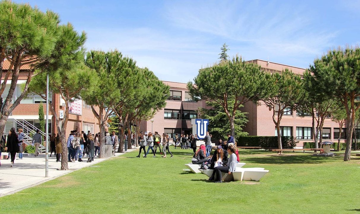 El campus de la Universidad Francisco de Vitoria, en Madrid, donde se celebran las pruebas.