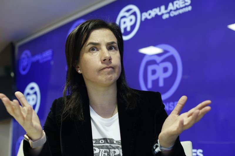 Ourense. 20/04/2019. Entrevista a la candidata del PP al congreso de los diputados, Ana Belén Vázquez. 
Foto: Xesús Fariñas