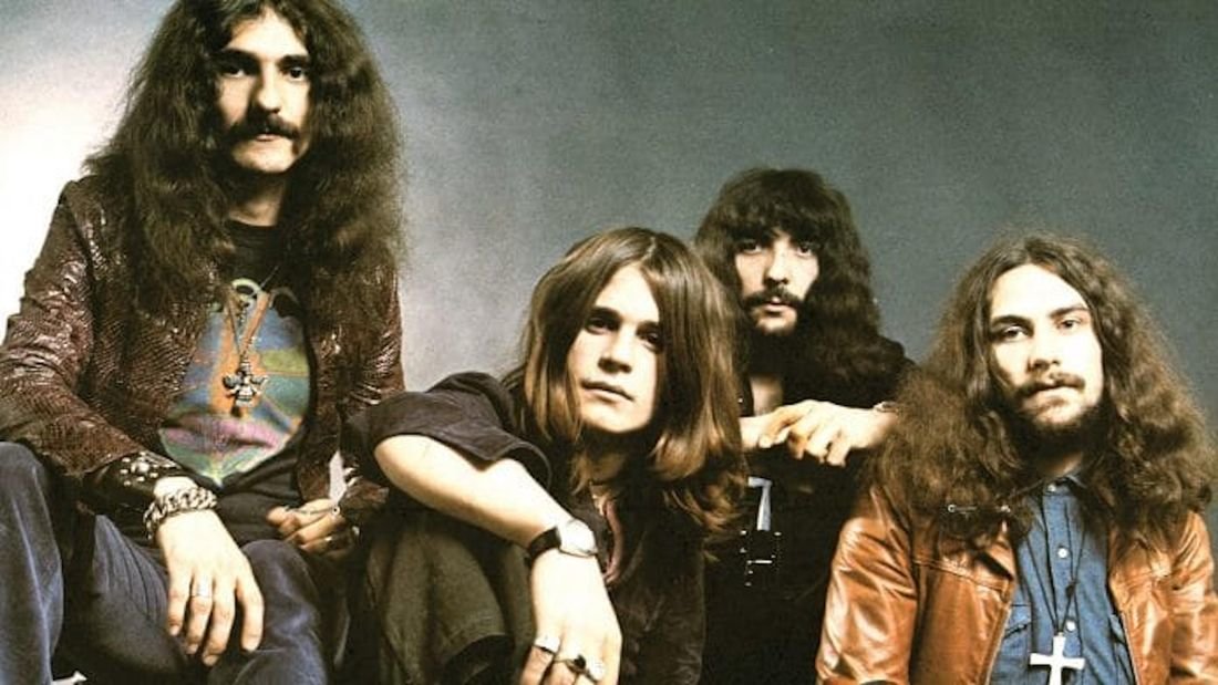Miembros de Black Sabbath, una banda procedente de Birmingham que comenzó su andadura dentro del &#34;British Blues&#34;.