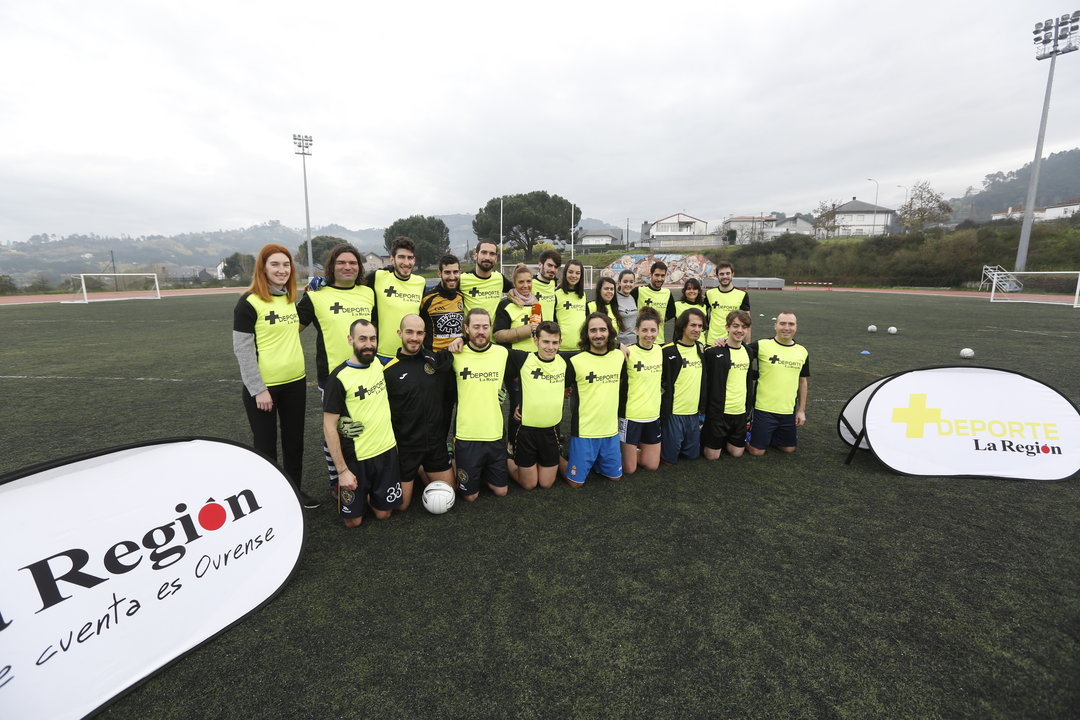 Ourense. 15/02/2020. Iniciación ao fútbol Gaélico no campus de Ourense.
Foto: Xesús Fariñas