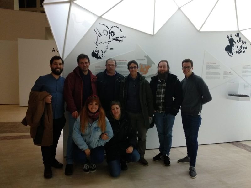 El equipo de Sputnik Labrego en &#34;Galicia, un relato en el mundo&#34;.