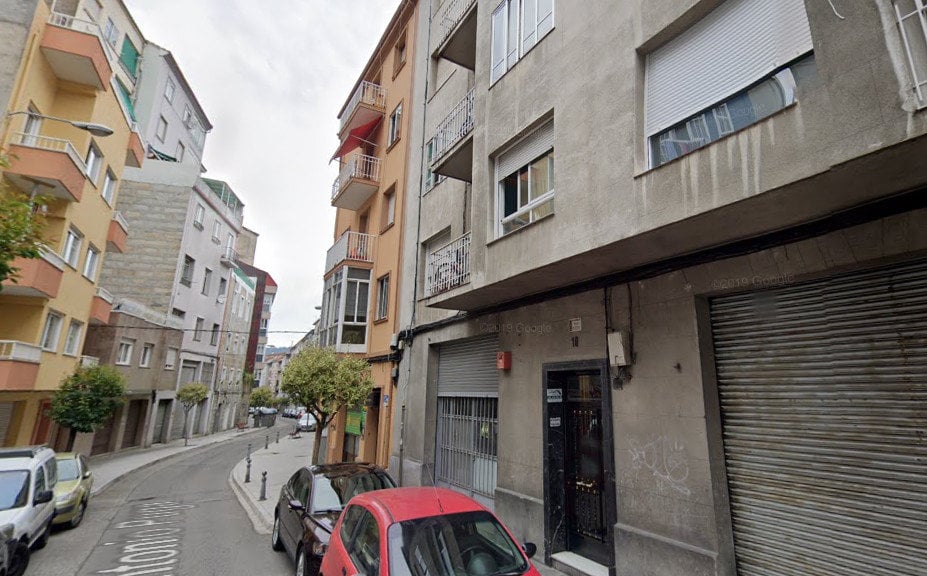 La rúa Antonio Puga, en Ourense.