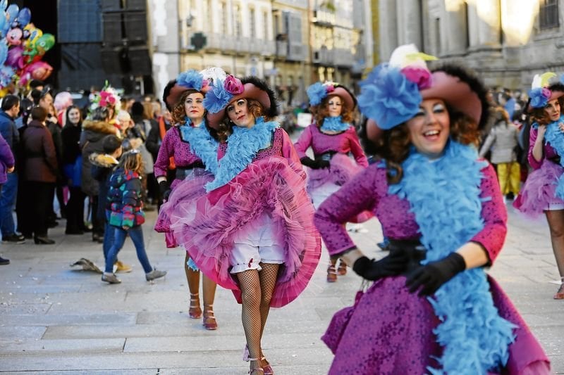 Celanova. 17/02/18. Desfile de Sábado de Piñata en Celanova.
Foto: Xesús Fariñas