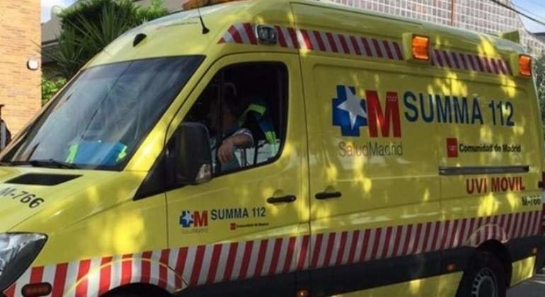 Una ambulancia del Summa 112 en Madrid (EFE).