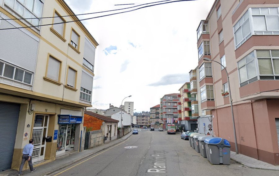 La calle Ramón Puga, donde tuvo lugar el presunto robo.