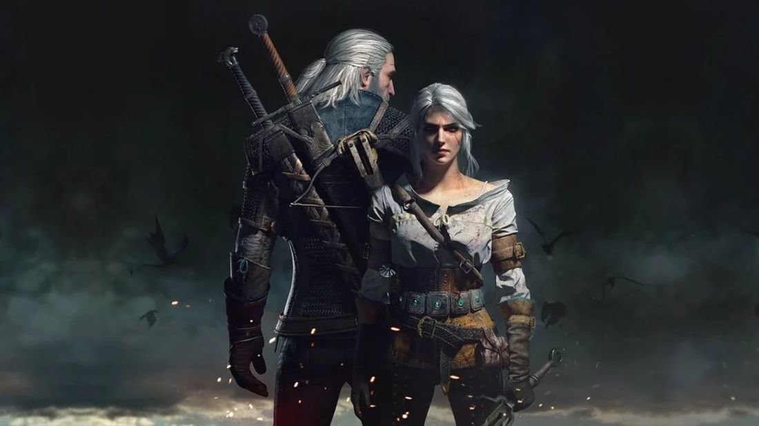 Geralt y Ciri, protagonistas del videojuego The Witcher 3.