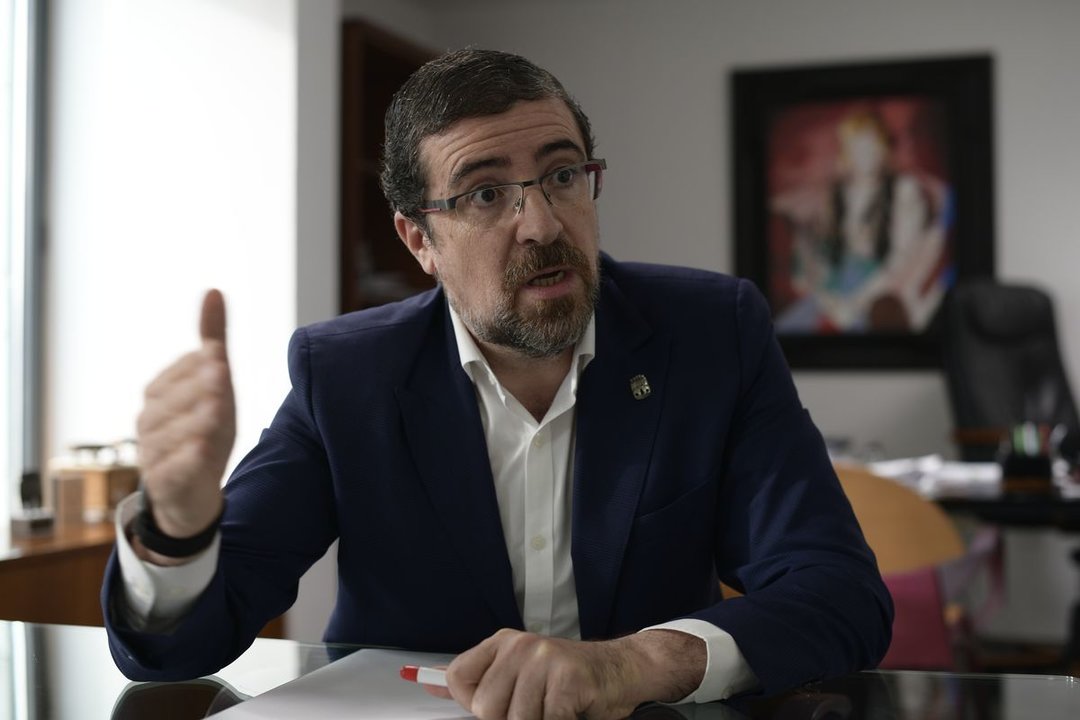 Ourense. 26/11/2019. Entrevista a Félix Rubial, gerente del area sanitaria de Ourense, Verín y Valdeorras.
Foto: Xesús Fariñas
