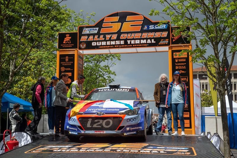 Rampa de salida de la edición 52 de Rally de Ourense (ÓSCAR PINAL).