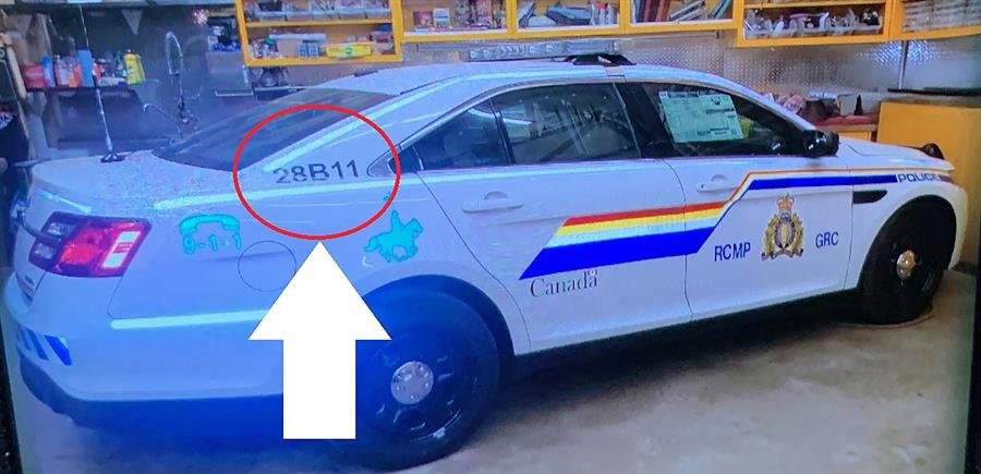 El coche utilizado por el asesino en el tiroteo de Canadá. (Foto: EFE)