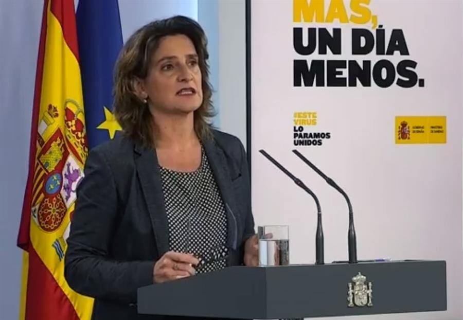 La ministra Teresa Ribera (EFE).