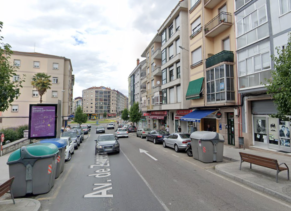 Vista de la avenida de Zamora, en Ourense. (Foto: Google Maps)