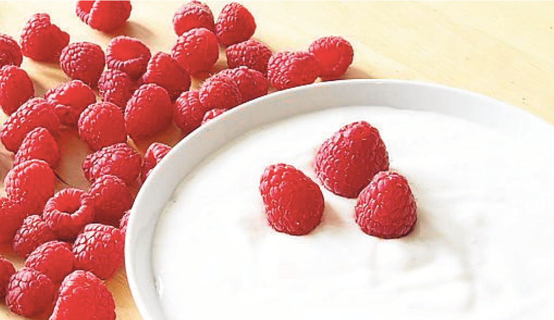 El yogur es uno de los alimentos probióticos más consumidos.