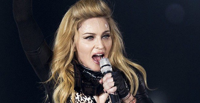 Madonna, durante un concierto (EFE).