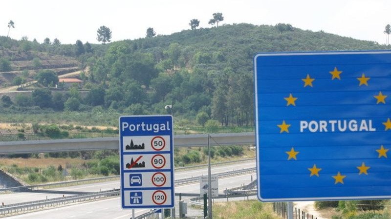 Frontera entre Galicia y Portugal.