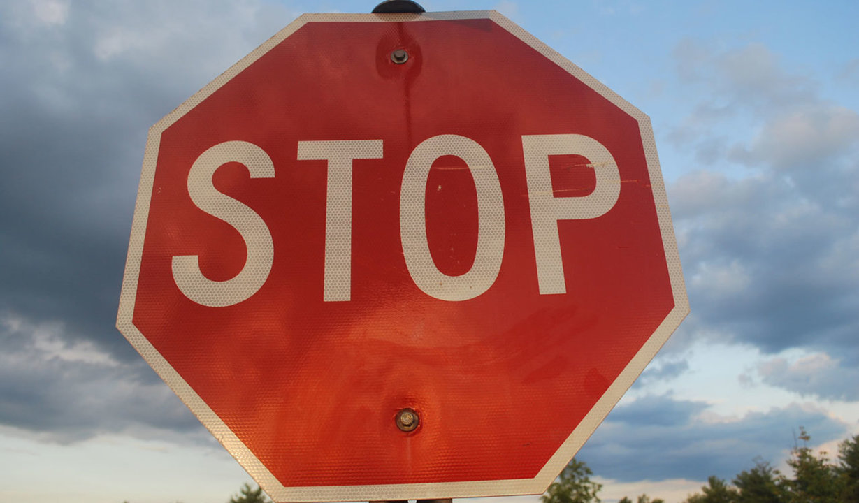 Una señal de STOP, en una imagen de archivo.