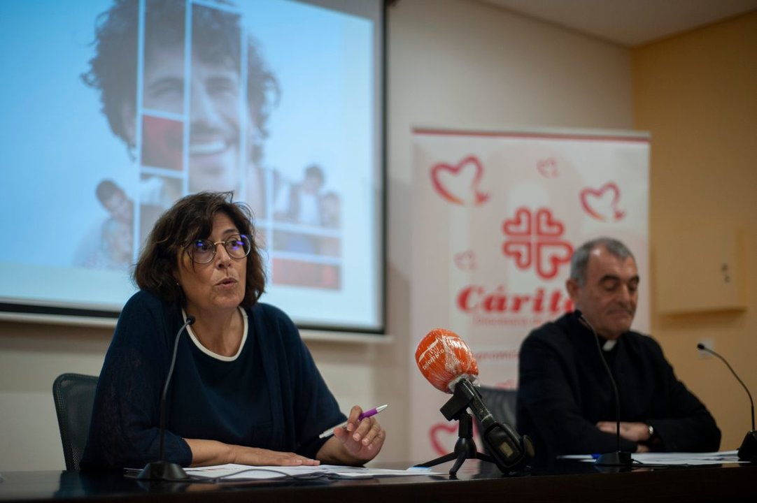 Ourense 10/6/20
Presentación memoria de cáritas 2019
María Tabarés,Ángel feijóo

Fotos Martiño Pinal