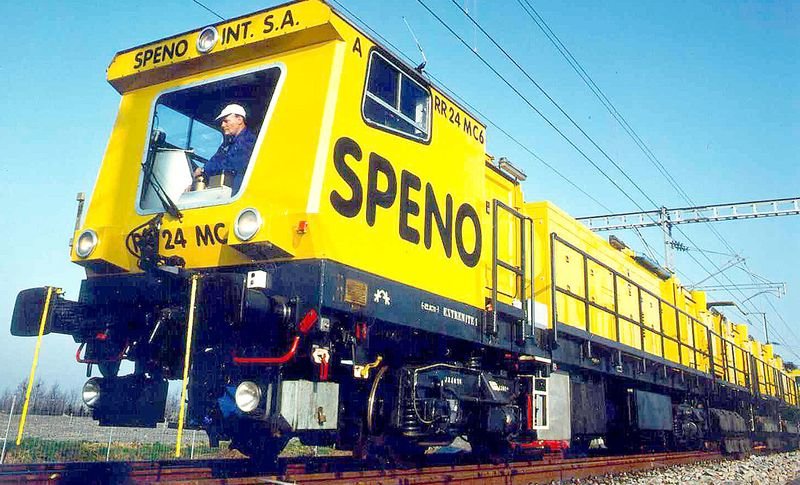Speno es una empresa suiza, especializada en el tratamiento de carril (SPENO INTERNATIONAL)