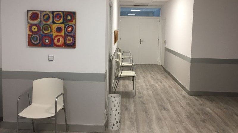 Salas de Hospital Cosaga destinadas los pacientes que acuden a realizar pruebas diagnósticas.