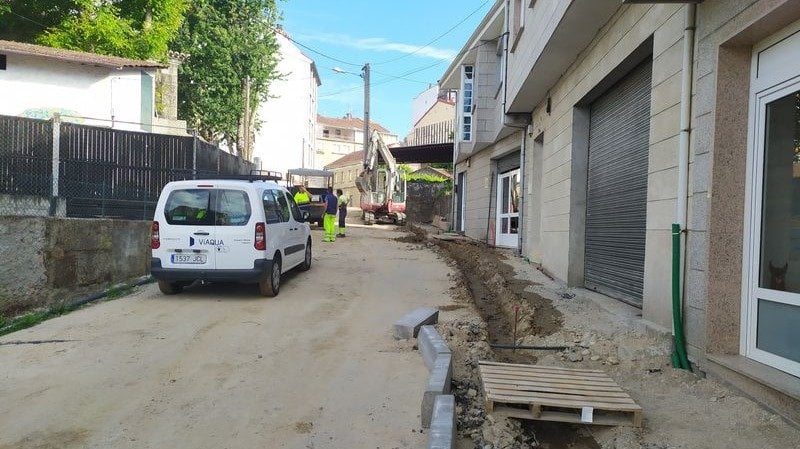 Obras de acondicionamiento del barrio Solana.