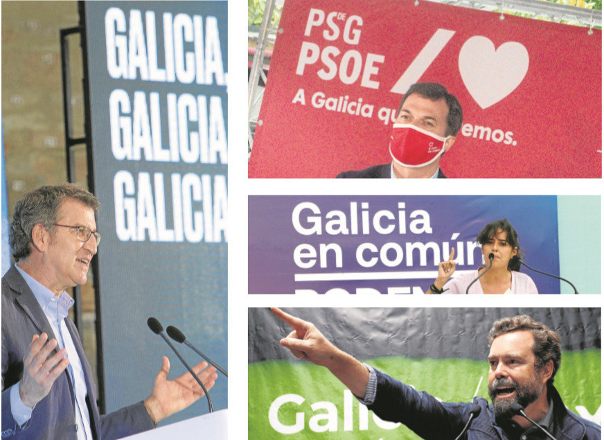Galicia, un término común en todos los partidos que se presentan a las elecciones. (EFE)