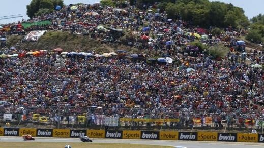 El circuito de Jerez, durante una carrera (EFE).