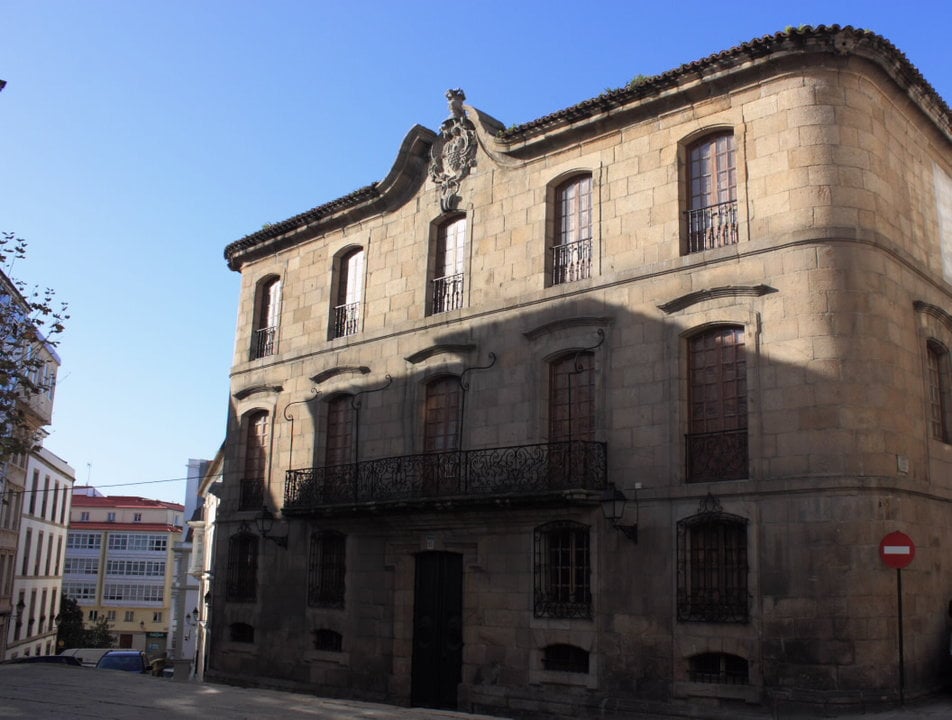 Fachada de la Casa Cornide. FOTO: Turismo de Galicia