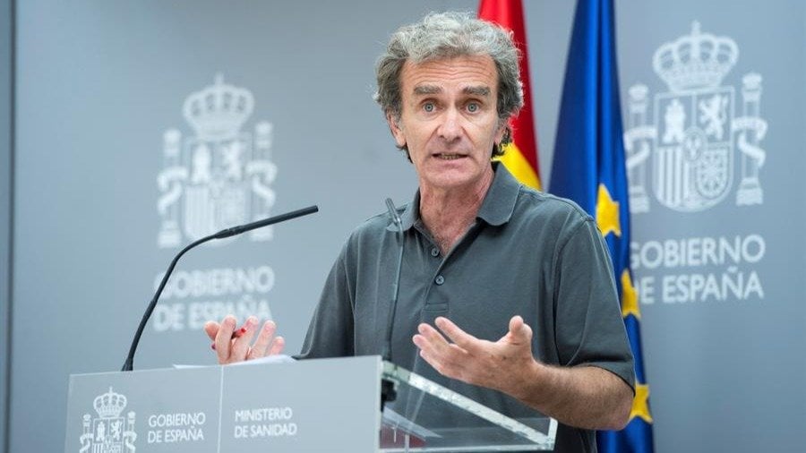 Fernando Simón analiza la situación del covid en España (EFE).