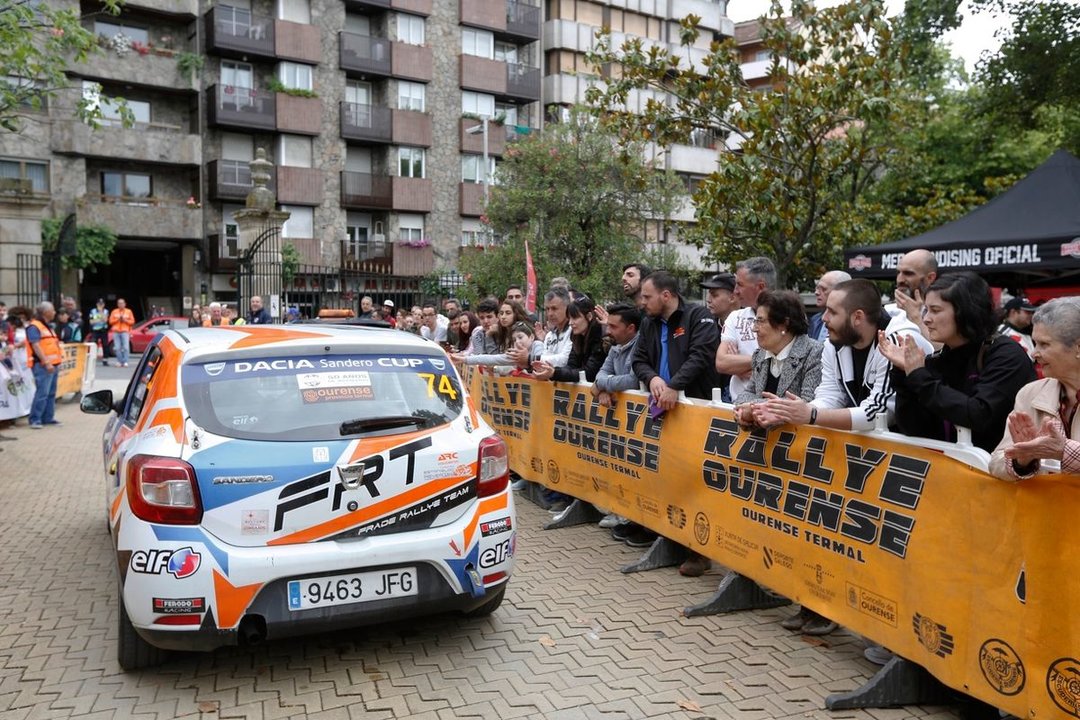 Ourense. 08/06/2019. Rallye de Ourense. Entrega de premios.
Foto: Xesús Fariñas