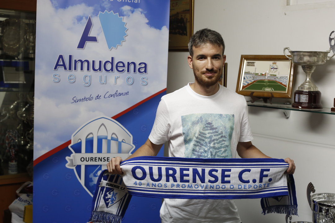 Rubén Domínguez vuelve al Ourense CF (XESÚS FARIÑAS).