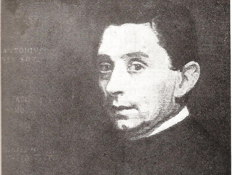 Retrato de Rey Soto aparecido en &#34;Poemas en galego de Antonio Rey Soto. 1879-1979&#34;. &#34;Publicaciones del Monasterio de Poyo&#34;, nº 29.