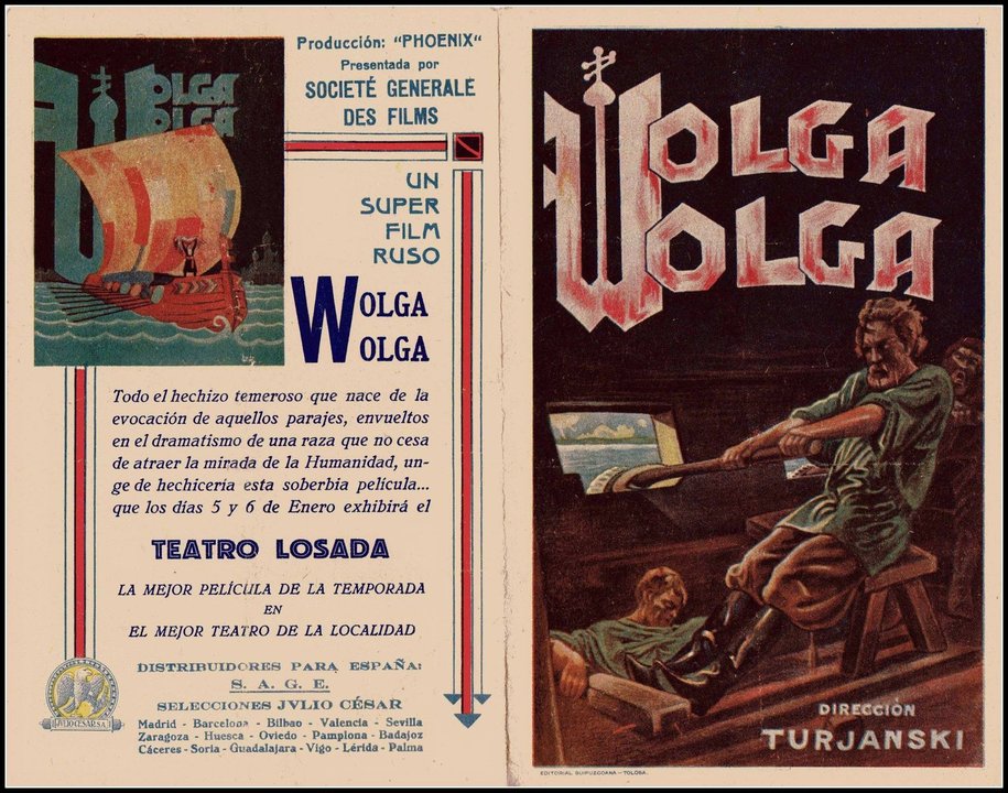 Programa de mano. Circa 1930. Cine Losada.