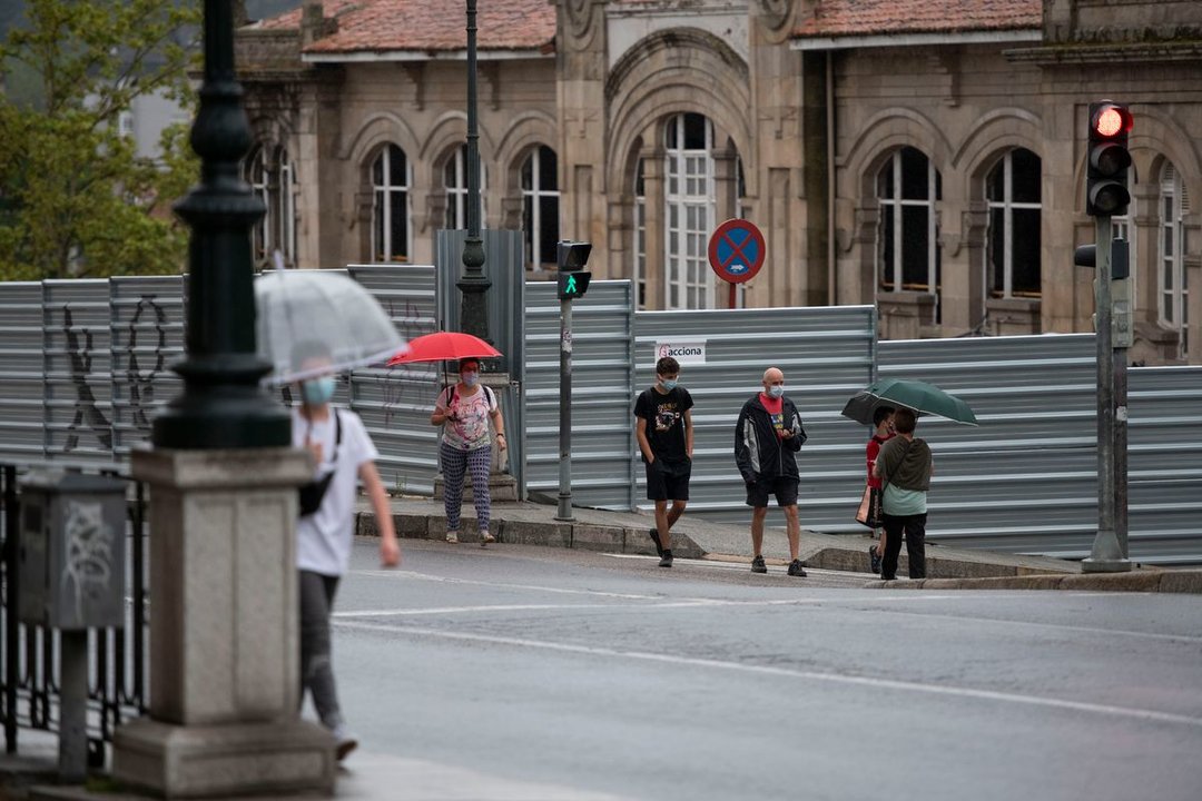 OURENSE (ALAMEDA). 12/08/2020. OURENSE. Vuelven las lluvias y las bajas temperaturas a Ourense. FOTO: ÓSCAR PINAL