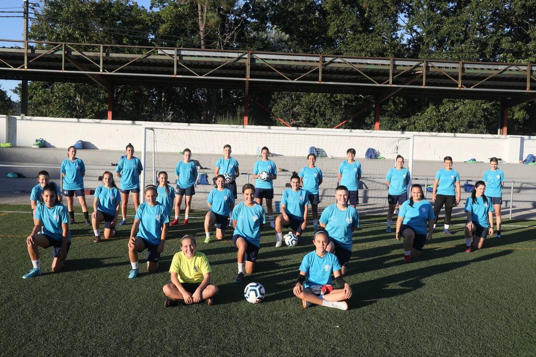 VELLE 2/09/2020.- Presentación equipo de fútbol Rosalía de fútbol femenino. José Paz