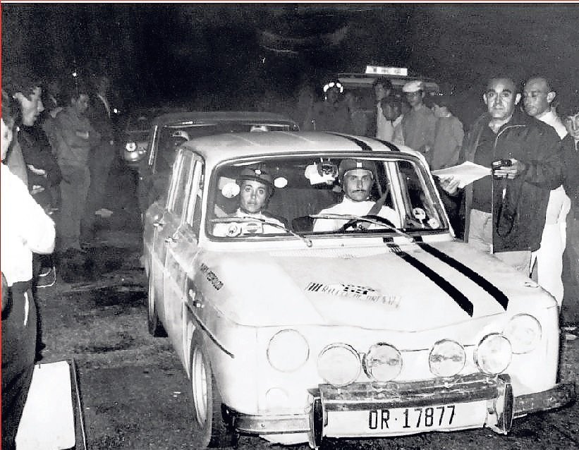 Pepe y Mary Pedrouzo en la 3ª edición del Rallye de Ourense, año 1969.