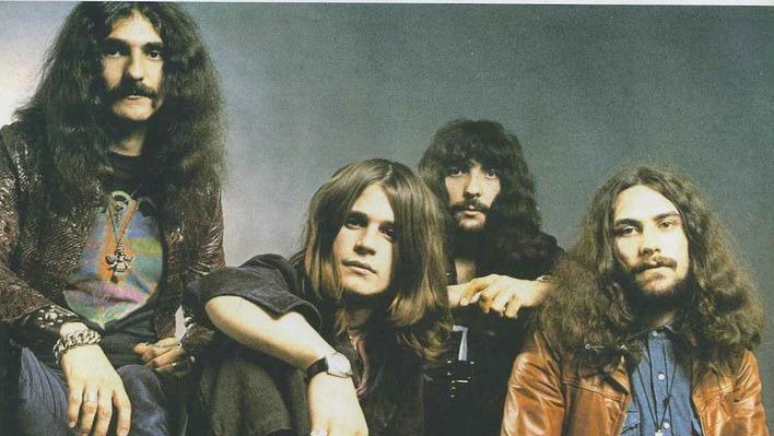 La banda de heavy metal Black Sabbath en 1970.