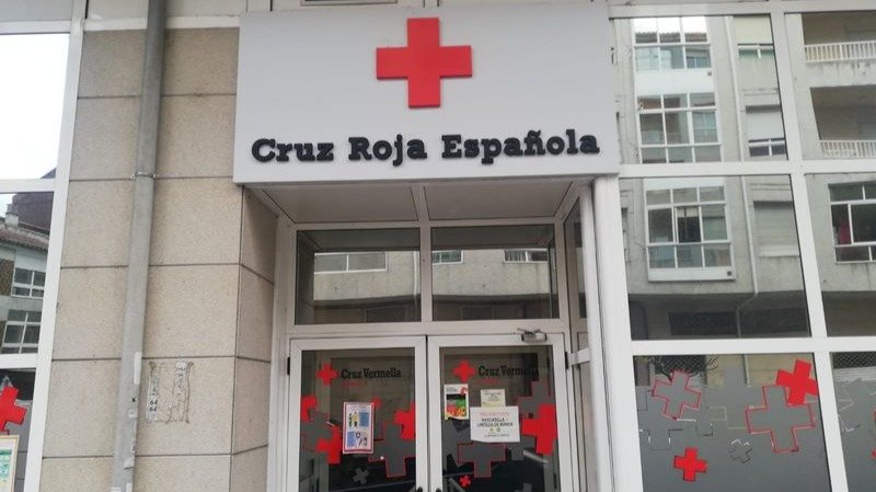 Instalaciones de la Cruz Roja, en Ribadavia.