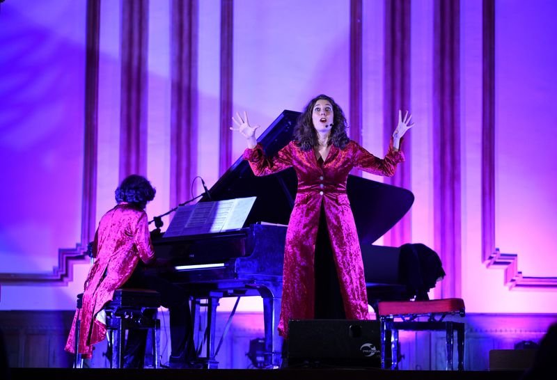 Ourense. 21/11/2020. Concerto de Rosa Torres e Lucía Álvarez no Liceo.
Foto: Xesús Fariñas