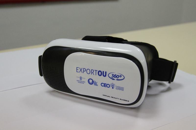 Gafas de realidad virtual para visitar ExportOu.