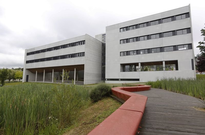 Ourense. 05/06/18. Edificio del Campus da Auga en el Campus de Ourense.
Foto: Xesús Fariñas