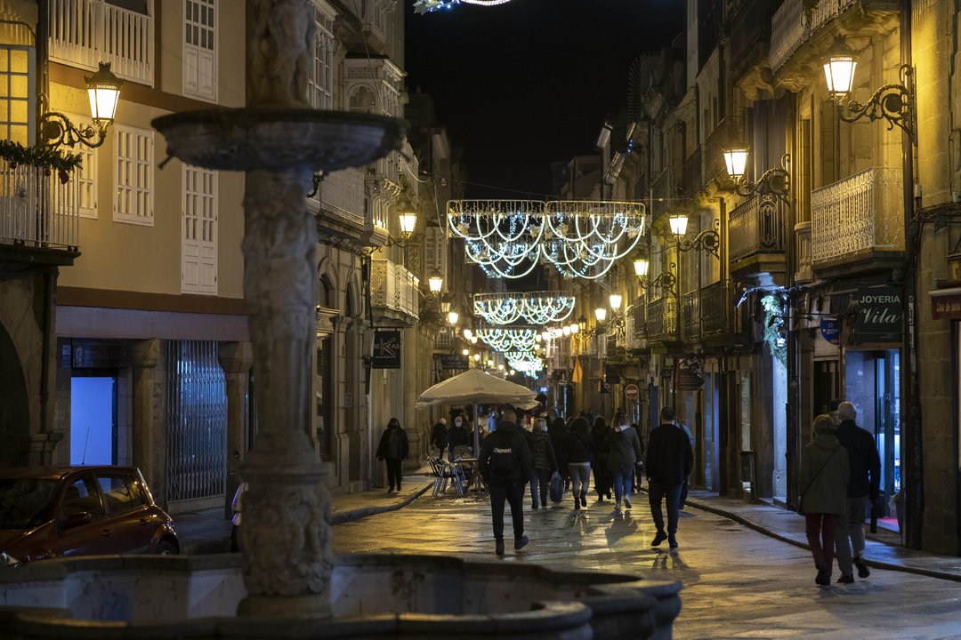 Ourense. 14/12/2020. Especial de Nadal na cidade de Ourense.
Foto: Xesús Fariñas