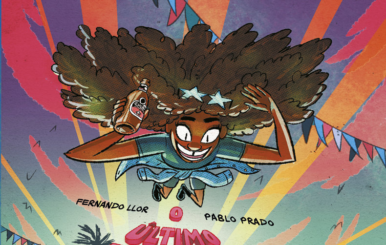 Detalle de la portada de O último festi, el cómic de Fernando Llor y Pablo Prado.